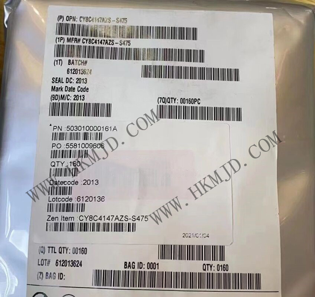 供應(yīng)32位單片機(jī) CY8C4147AZS-S475 汽車，AEC-Q100，PSOC? 4 CY8C4100S Plus 微控制器 IC