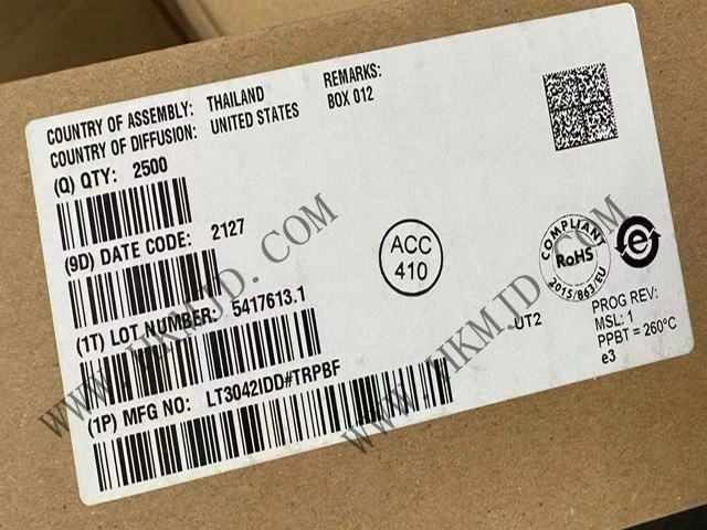【出售】LT3042IDD (ADI) 20V、200mA、超低噪聲、超高 PSRR RF 線性穩(wěn)壓器