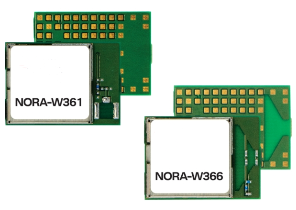 u-blox發(fā)布新款雙頻Wi-Fi藍(lán)牙LE模塊：NORA-W361-00B、NORA-W366-00B