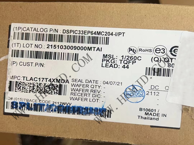用于電機(jī)控制、數(shù)字電源和檢測(cè)的 DSPIC33EP64MC204-I/PT 16位 DSC