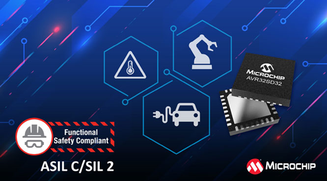 Microchip正式推出AVR SD系列入門級單片機(jī)（MCU），降低安全型應(yīng)用的系統(tǒng)成本和復(fù)雜性
