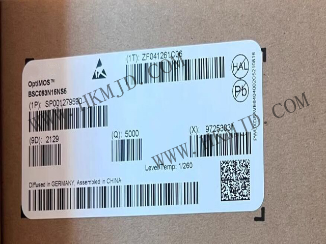 英飛凌BSC093N15NS5 OptiMOS?5 150V功率MOSFET，超低導(dǎo)通電阻9.3mΩ