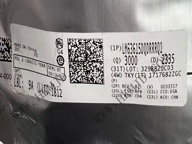 供應德州儀器 LM63615DQDRRRQ1 3.5V 至 36V、1.5A 汽車降壓轉換器