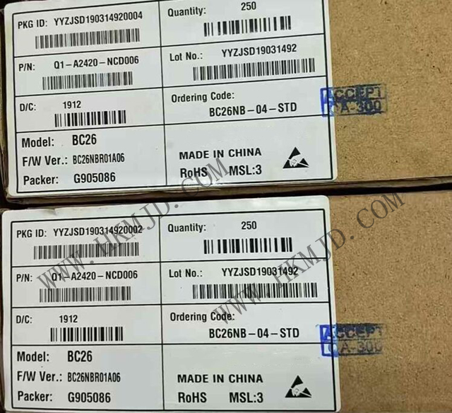 【原裝正品】移遠通信BC26NB-04-STD NB-IoT模塊，明佳達電子現(xiàn)貨供應