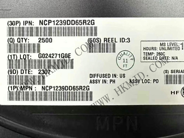 ON NCP1239DD65R2G 65kHz 電流模式控制器，適用于帶高壓啟動(dòng)的反激式轉(zhuǎn)換器