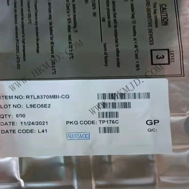 Realtek RTL8370MBI 高性能8+2端口千兆以太網(wǎng)交換芯片，明佳達電子現(xiàn)貨供應